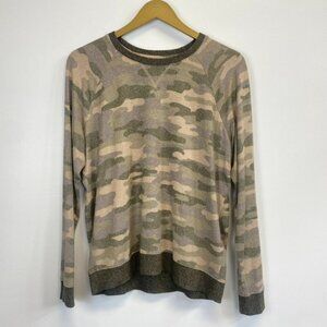 Lucky Brand Super Soft Camo Long Sleeve Top